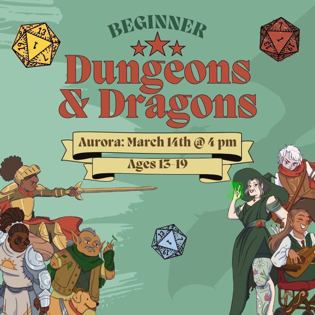 Beginner Dungeons and Dragons in March 2024
