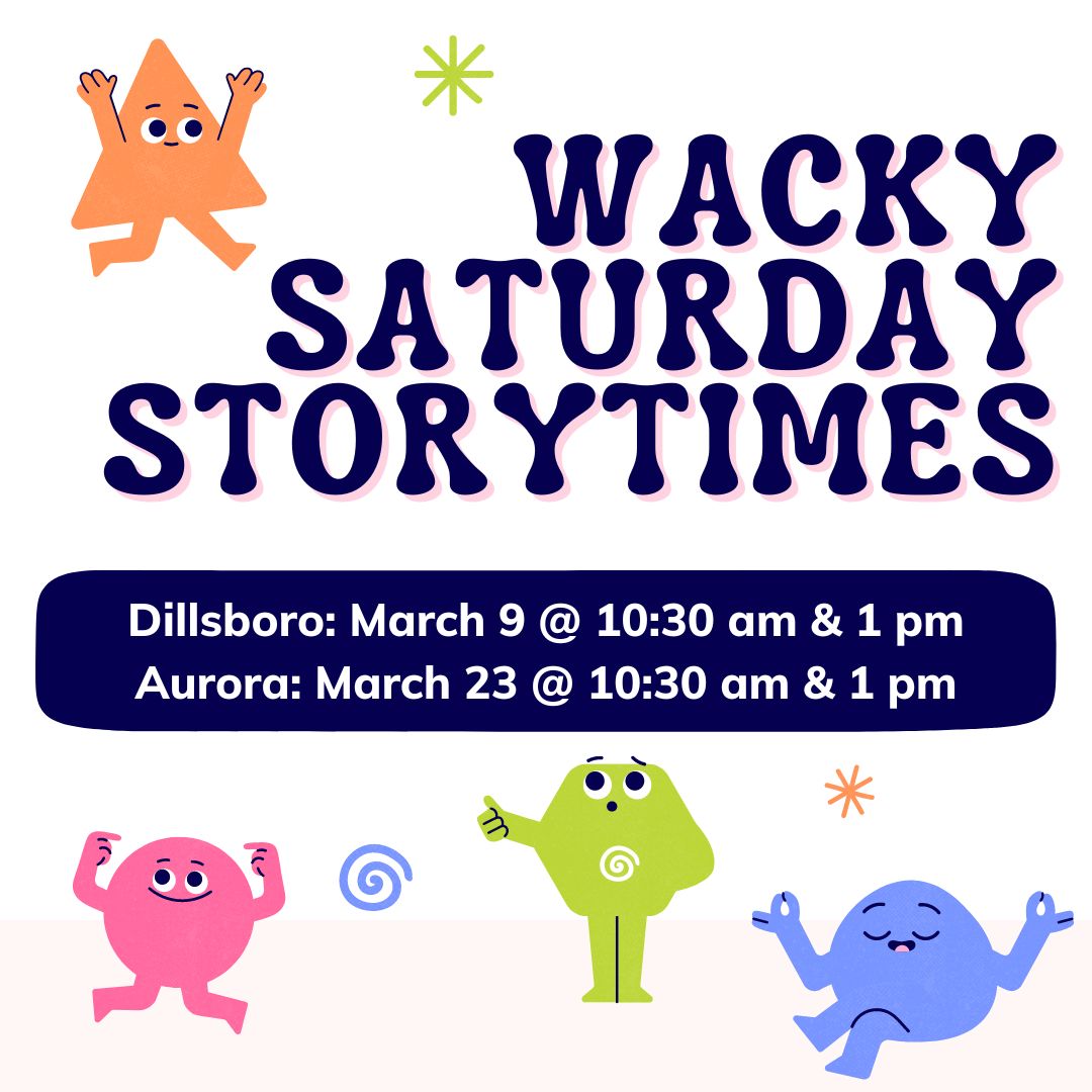 Wacky Saturday Storytime in March 2024