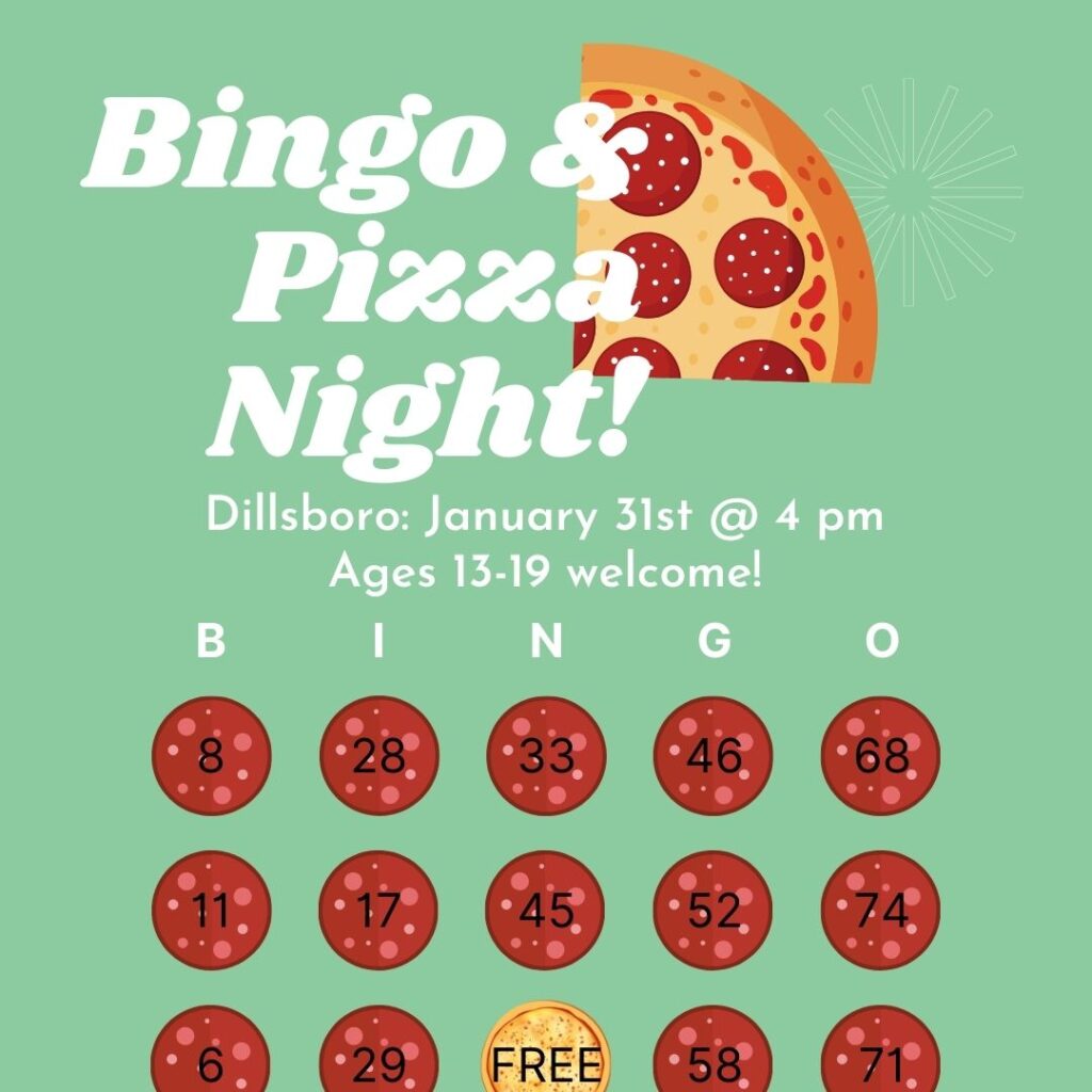 Bingo and Pizza Night at DPL