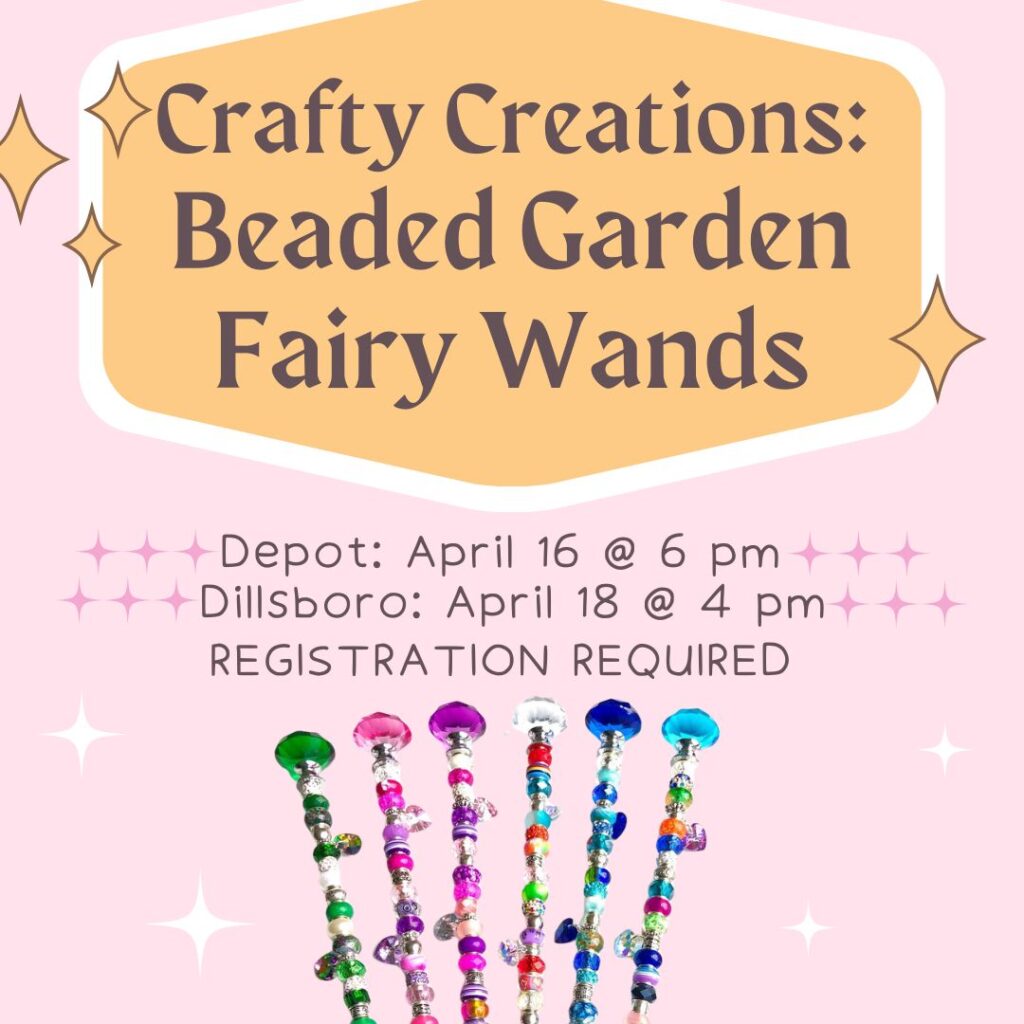 Adult Crafting Makes Fairy Garden Wands this April