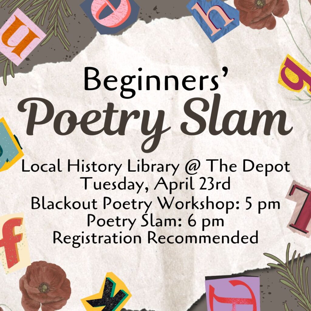 Beginners' Poetry Slam in April